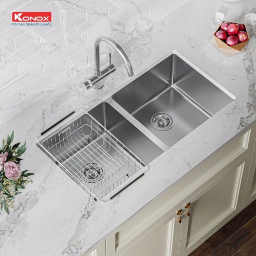 Chau rua bat Undermount Sink Cube 8744DU 2 600x600 1 - VÒI RỬA BÁT KONOX TRIM-WATER CHROME