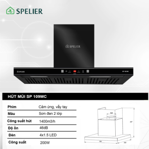 JSBCSJC - MÁY HÚT MÙI CHỮ T SPELIER SP 109MC-70CM