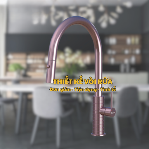 Konox Venice Bronze 3 1 - VÒI RỬA KONOX VENICE BRONZE