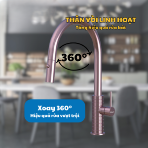 Konox Venice Bronze 6 - VÒI RỬA KONOX VENICE BRONZE