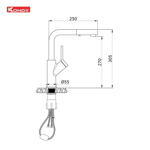 Voi rua bat day rut Artan Ban ve 800x800 1 - VÒI RỬA BÁT RÚT DÂY KONOX ARTAN CHROME