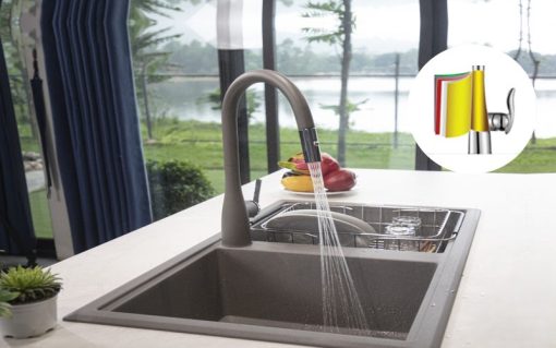 blog curva grey pvd - VÒI RỬA DÂY RÚT KONOX CURVA GREY
