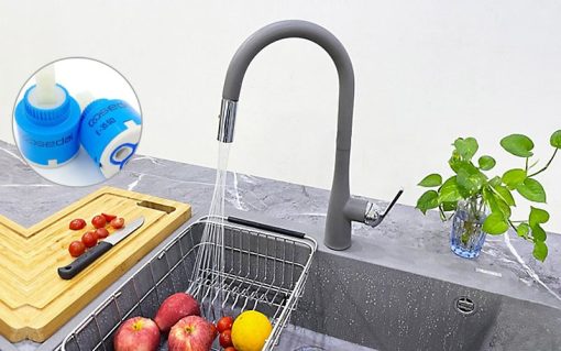 blog curva grey sedal - VÒI RỬA DÂY RÚT KONOX CURVA GREY