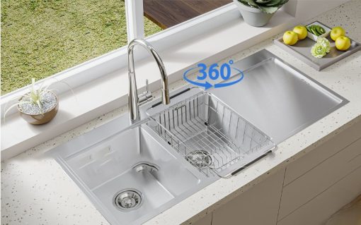 blog kn1901c 360 - VÒI RỬA BÁT RÚT DÂY KONOX KN1901C