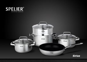 bo noi chao inox cao cap 5 mon spelier sirius 2 - BỘ NỒI SIRIUS SPELIER SP 01J