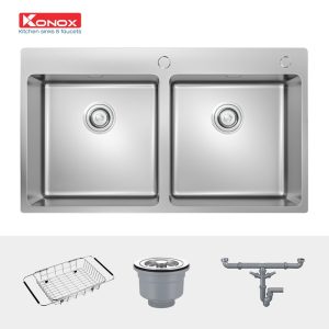 chau rua bat Topmount Sink Unico 8850 va phu kien 1024x1024 1 - CHẬU RỬA BÁT KONOX UNICO 8850