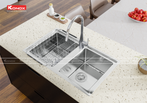 chau rua bat inox tho konox beta 860 voi rua bat rut day curva chrome 21 800x565 2 - VÒI RỬA BÁT KONOX CURVA CHROME