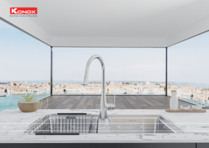 chau rua bat inox tho konox beta 860 voi rua bat rut day curva chrome 22 800x565 2 - VÒI RỬA BÁT KONOX CURVA CHROME