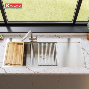 chau rua bat workstation sink topmount sink KN11650TD 768x768 1 - CHẬU RỬA BÁT KONOX KN11650TD R