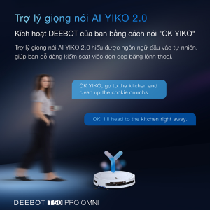 ecovacsvietnam t50 pro omni tro ly YIKO - ROBOT HÚT BỤI ECOVACS T50 PRO OMNI