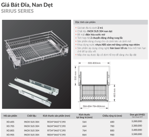 gia bat dia grandx xd 60s 2 - Giá bát đĩa GrandX XD.60S