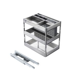 Giá đựng chai lọ, gia vị, dao thớt GrandX XK.B35S