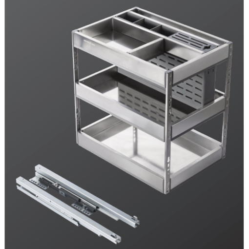 gia dung chai lo gia vi dao thot grandx xk b35s 3 - Giá đựng chai lọ, gia vị, dao thớt GrandX XK.B35S