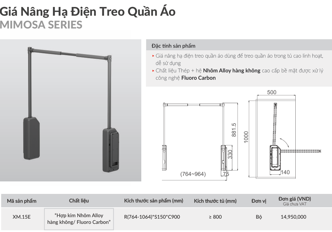 gia nang ha dien grandx xm 15e 2 - Giá nâng hạ điện GrandX XM.15E gia nang ha dien grandx xm 15e 2 - Giá nâng hạ điện GrandX XM.15E