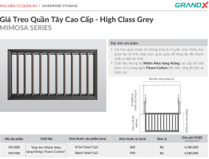 gia treo quan tay grandx xm 80b 3 - Giá treo quần tây GrandX XM.80B gia treo quan tay grandx xm 80b 3 - Giá treo quần tây GrandX XM.80B