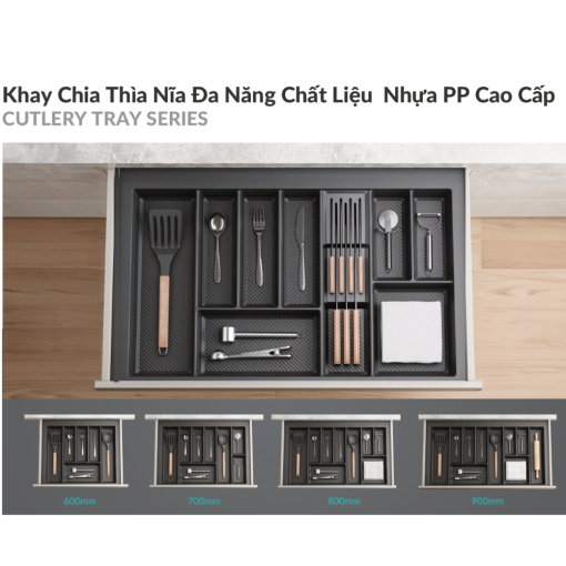 khay chia thia nia grandx xt p600 2 - Khay chia thìa nĩa GrandX XT.P600