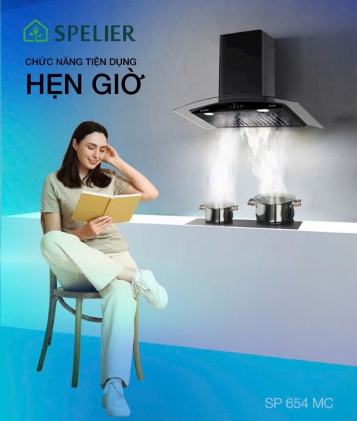 may hut mui spelier sp 654mc 5 - MÁY HÚT MÙI KÍNH CONG SPELIER SP 654MC