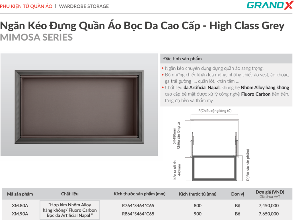 ngan keo quan ao grandx xm 90a 2 - Ngăn kéo quần áo GrandX XM.90A ngan keo quan ao grandx xm 90a 2 - Ngăn kéo quần áo GrandX XM.90A