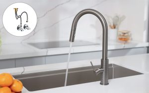 nonglanh 2 - VÒI RỬA KONOX VENICE GUN METAL