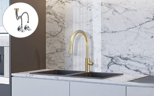 nonglanh - VÒI RỬA KONOX VENICE GOLD