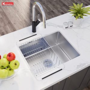 phoi canh chau rua bat 1 ho kn5444su dekor 500x500 1 - CHẬU RỬA BÁT KONOX KN5444SU DEKOR