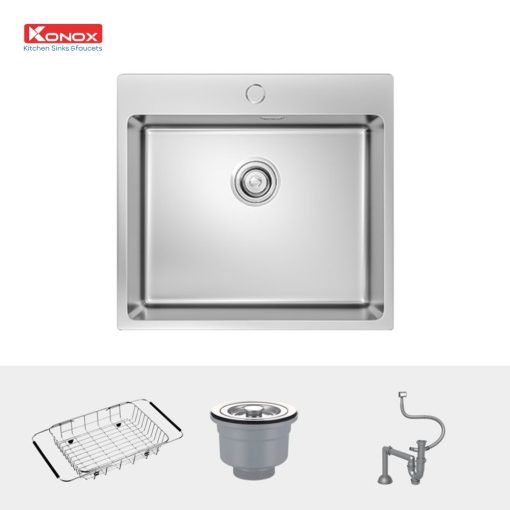 phu kien Topmount Sink Unico 5450 - CHẬU RỬA BÁT KONOX UNICO 5450