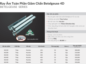 ray am giam chan grandx xb 300 4 - Ray âm giảm chấn GrandX XB.300