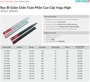 ray bi giam chan grandx xv h250b 3 - Ray bi giảm chấn GrandX XV.H250B