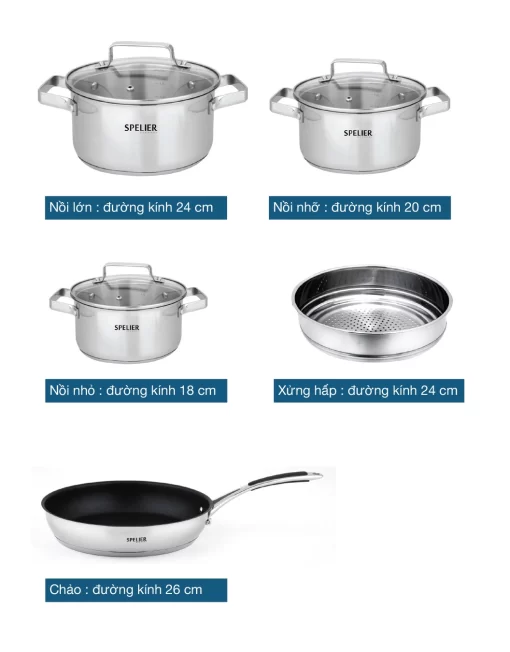 sirius2 - BỘ NỒI SIRIUS SPELIER SP 01J
