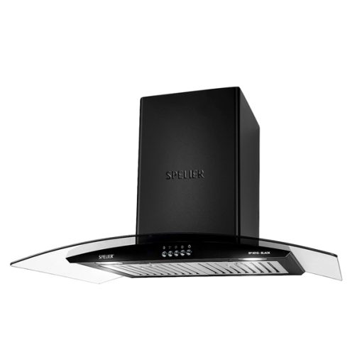 sp 651g black 1 - MÁY HÚT MÙI KÍNH CONG SPELIER SP 651G