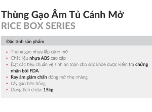 thung gao am tu grandx xr p17 2 - Thùng gạo âm tủ GrandX XR.P17