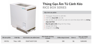 thung gao am tu grandx xr p26 3 - Thùng gạo âm tủ GrandX XR.P26 thung gao am tu grandx xr p26 3 - Thùng gạo âm tủ GrandX XR.P26