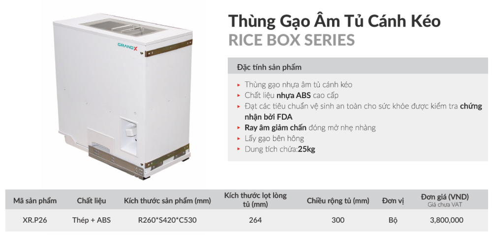 thung gao am tu grandx xr p26 3 - Thùng gạo âm tủ GrandX XR.P26 thung gao am tu grandx xr p26 3 - Thùng gạo âm tủ GrandX XR.P26