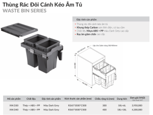 thung rac doi grandx xw d30 1 - Thùng rác đôi GrandX XW.D30 thung rac doi grandx xw d30 1 - Thùng rác đôi GrandX XW.D30