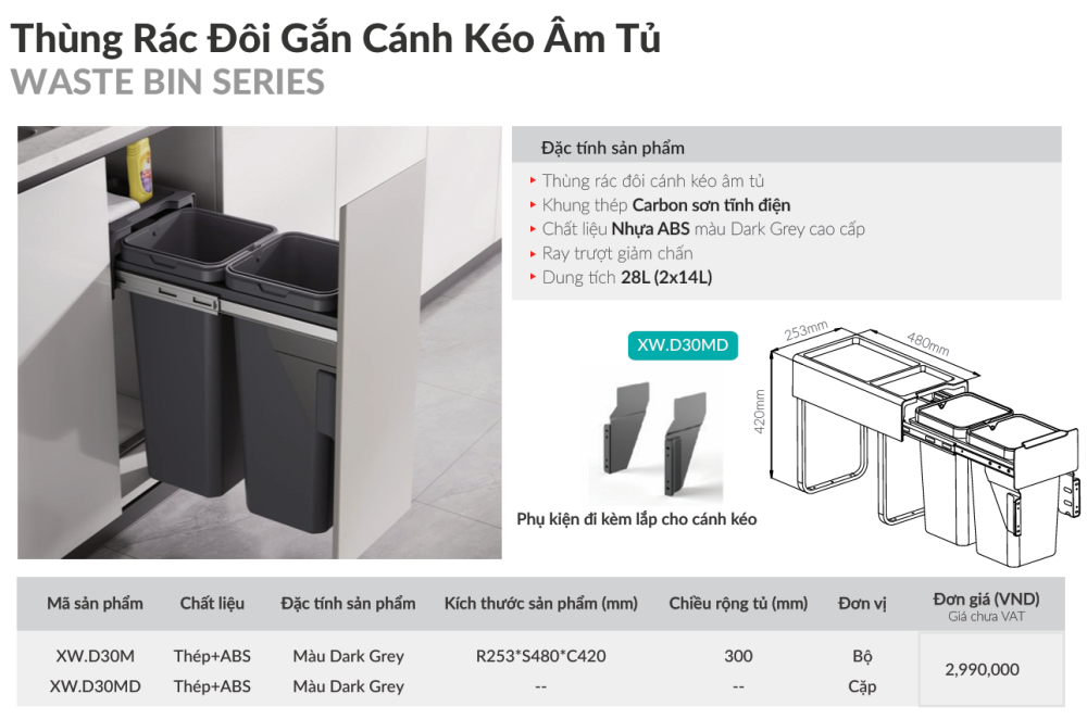 thung rac doi grandx xw d30md 2 - Thùng rác đôi GrandX XW.D30MD thung rac doi grandx xw d30md 2 - Thùng rác đôi GrandX XW.D30MD