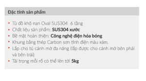 tu do kho grandx xpr 600m 4 - Tủ đồ khô GrandX XPR.600M