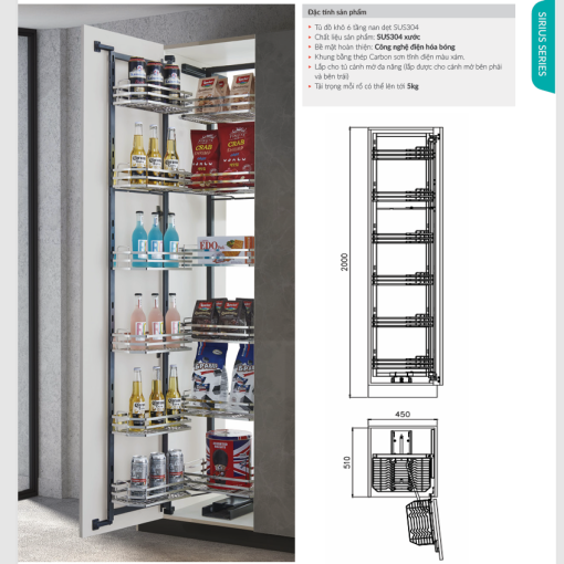 tu do kho grandx xpr 600s 3 - Tủ đồ khô GrandX XPR.600S
