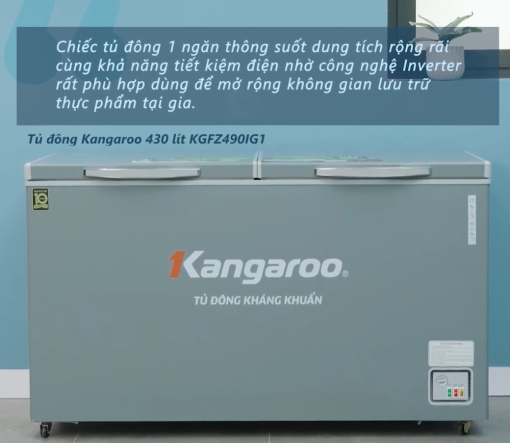 tu dong inverter kangaroo kgfz490ig1 3 - Tủ đông Inverter Kangaroo KGFZ490IG1