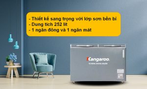 tu dong kangaroo kgfz318ng26 - Tủ đông Kangaroo KGFZ318NG2