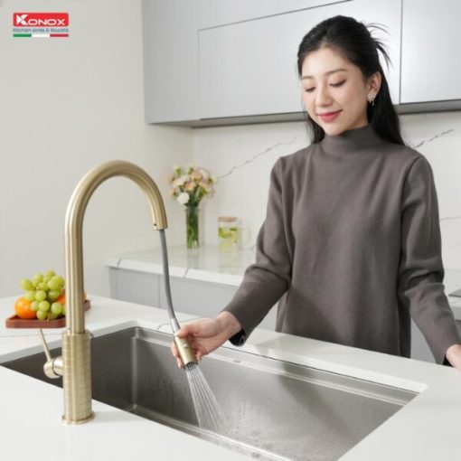 voi rua bat day rut Konox Venice gold 5 600x600 1 - VÒI RỬA KONOX VENICE GOLD