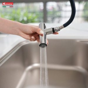 voi rua bat day rut Konox Volta Black 9 600x600 3 - VÒI RỬA KONOX VOLTA BLACK