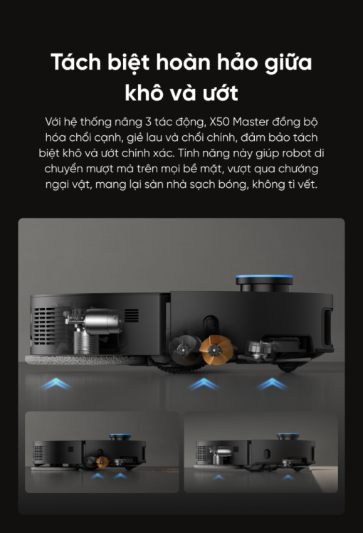 121 - ROBOT HÚT BỤI LAU NHÀ DREAME X50 MASTER
