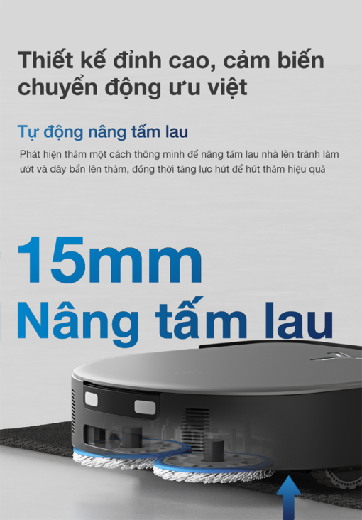 7 a988028c8e6940469828827f2f538ba1 - ROBOT HÚT BỤI LAU NHÀ ECOVACS DEEBOT X5 PRO OMNI