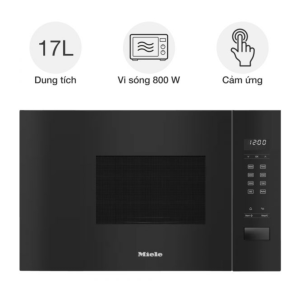Lo vi song MIELE M 2230 SC Obsidian Black 3 - Lò vi sóng MIELE M 2230 SC Obsidian Black