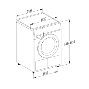 Máy sấy MIELE TCR780WP Eco Steam