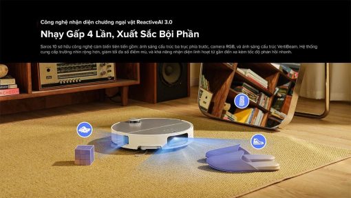 Roborock Saros 10 1 13 - ROBOT HÚT BỤI LAU NHÀ ROBOROCK SAROS 10