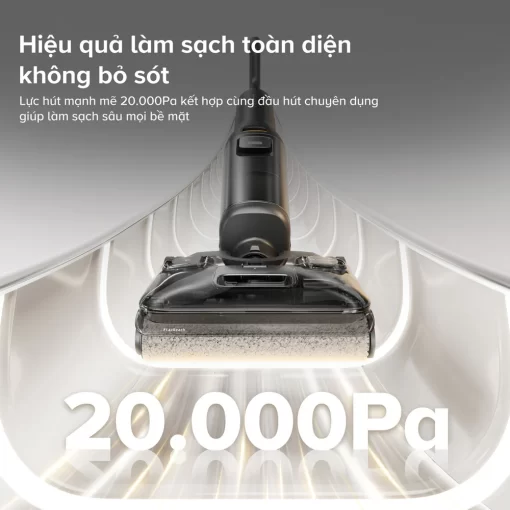 Suction 2000x2000 e66702be 34f2 49bf a1c6 3aacfd52fd2e - MÁY HÚT BỤI LAU NHÀ CẦM TAY ROBOROCK F25 ACE COMBO-GỌN NHẸ, ĐA NĂNG