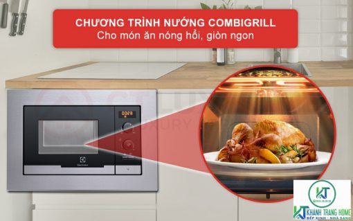 chuong trinh combigrill lo vi song electrolux - LÒ VI SÓNG KẾT HỢP NƯỚNG ELECTROLUX EMS2085X 20 LÍT AUTOCOOK 8