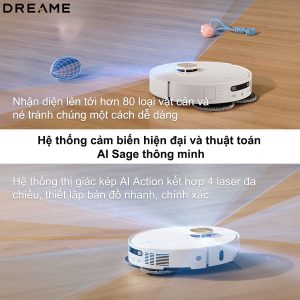 dreamevietnam robot hut bui lau nha dreame x40 ultra 11 - ROBOT HÚT BỤI LAU NHÀ DREAME X40 ULTRA dreamevietnam robot hut bui lau nha dreame x40 ultra 11 - ROBOT HÚT BỤI LAU NHÀ DREAME X40 ULTRA