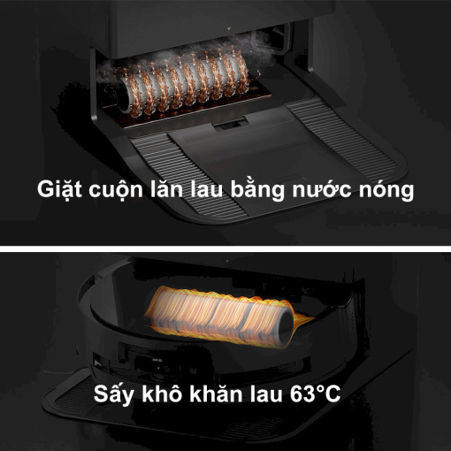 ecovacsvietnam deebot x8 pro omni giat nong say nong - ROBOT HÚT BỤI LAU NHÀ ECOVACS DEEBOT X8 PRO OMNI